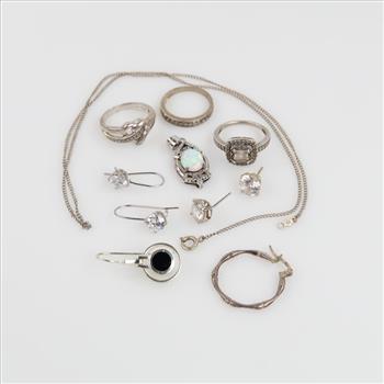 Silver Jewelry, 11 Pieces