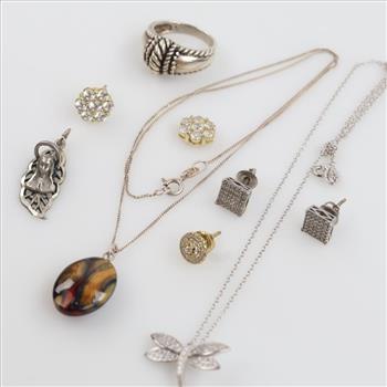 Silver Jewelry, 11 Pieces