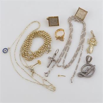 Silver Jewelry, 11 Pieces