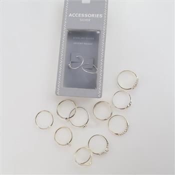 Silver Jewelry, 12 Pieces