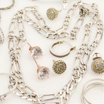 Silver Jewelry, 12 Pieces