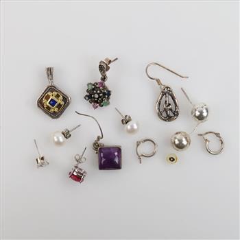 Silver Jewelry, 13 Pieces