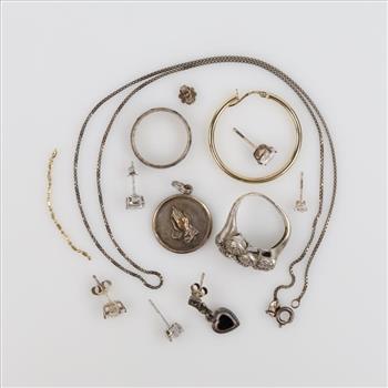 Silver Jewelry, 13 Pieces