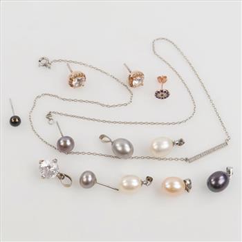 Silver Jewelry, 13 Pieces