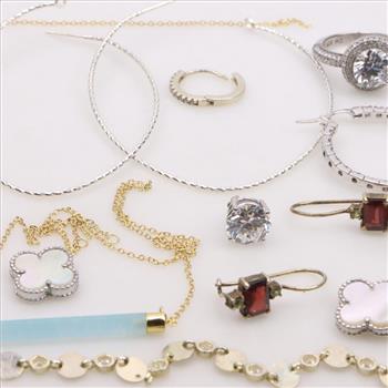 Silver Jewelry, 14 Pieces
