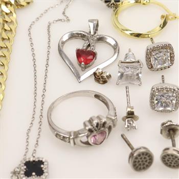 Silver Jewelry, 15 Pieces