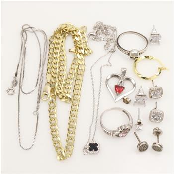 Silver Jewelry, 15 Pieces