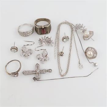 Silver Jewelry, 16 Pieces