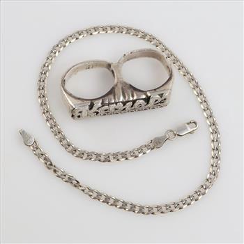 Silver Jewelry, 2 Pieces