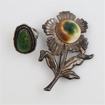 Silver Jewelry, 2 Pieces