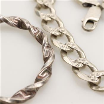 Silver Jewelry, 2 Pieces