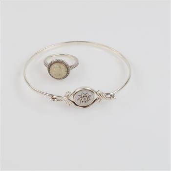 Silver Jewelry, 2 Pieces