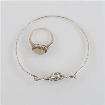 Silver Jewelry, 2 Pieces