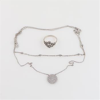 Silver Jewelry, 2 Pieces