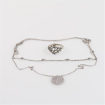 Silver Jewelry, 2 Pieces