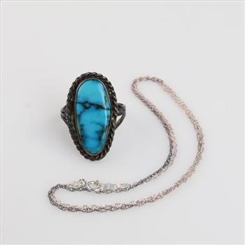 Silver Jewelry, 2 Pieces