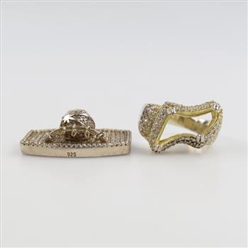 Silver Jewelry, 2 Pieces