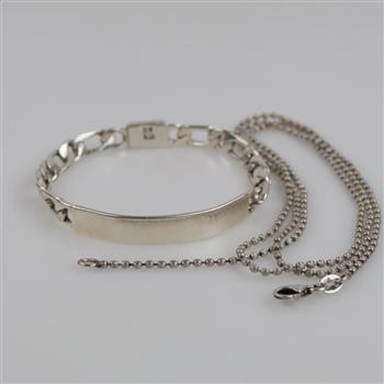 Silver Jewelry, 2 Pieces