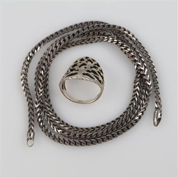Silver Jewelry, 2 Pieces