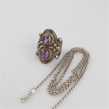 Silver Jewelry, 2 Pieces