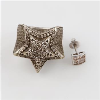 Silver Jewelry, 2 Pieces