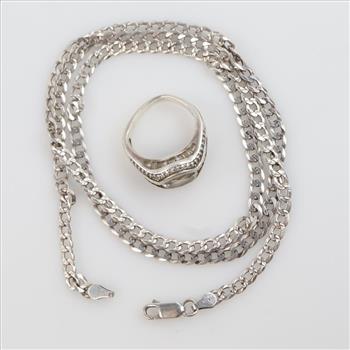 Silver Jewelry, 2 Pieces