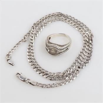 Silver Jewelry, 2 Pieces