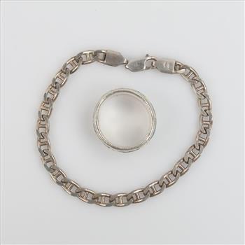 Silver Jewelry, 2 Pieces