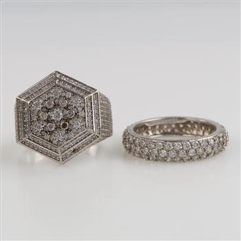 Silver Jewelry, 2 Rings