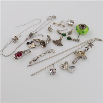 Silver Jewelry, 20 Pieces