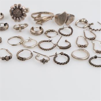 Silver Jewelry, 29 Pieces