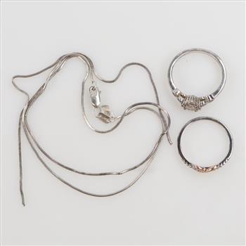 Silver Jewelry, 3 Pieces