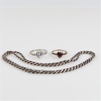 Silver Jewelry, 3 Pieces