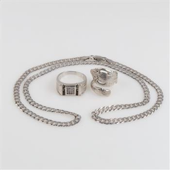 Silver Jewelry, 3 Pieces