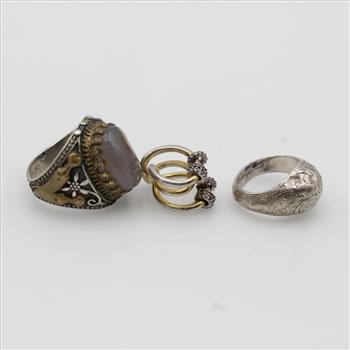 Silver Jewelry, 3 Pieces