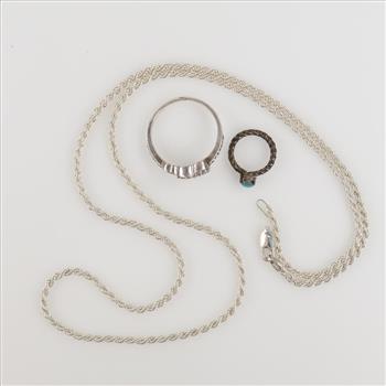 Silver Jewelry, 3 Pieces