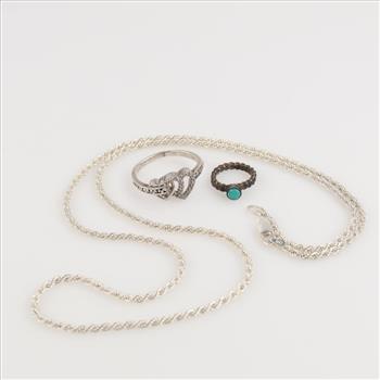 Silver Jewelry, 3 Pieces