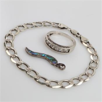 Silver Jewelry, 3 Pieces