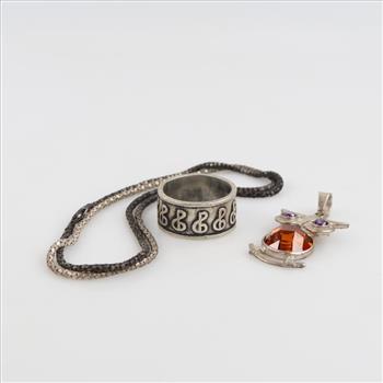 Silver Jewelry, 3 Pieces