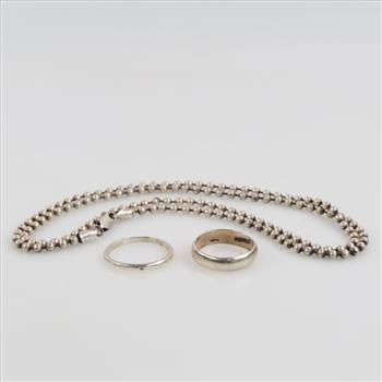 Silver Jewelry, 3 Pieces