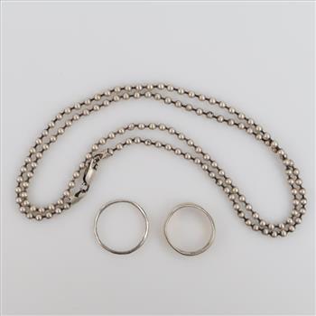 Silver Jewelry, 3 Pieces