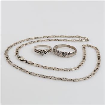 Silver Jewelry, 3 Pieces