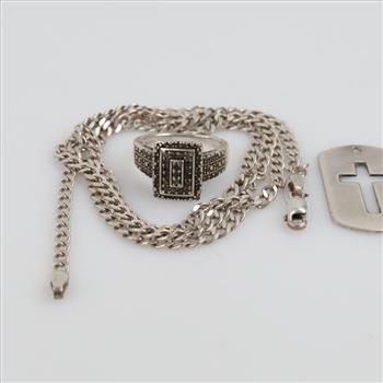 Silver Jewelry, 3 Pieces