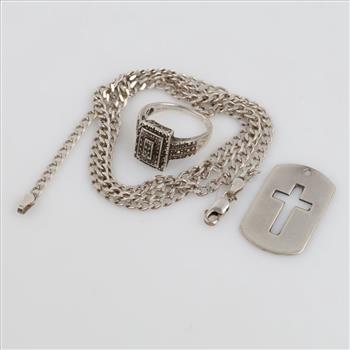 Silver Jewelry, 3 Pieces