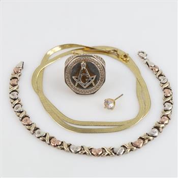 Silver Jewelry, 4 Pieces