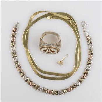 Silver Jewelry, 4 Pieces