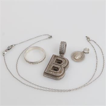 Silver Jewelry, 4 Pieces