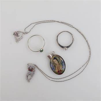 Silver Jewelry, 4 Pieces