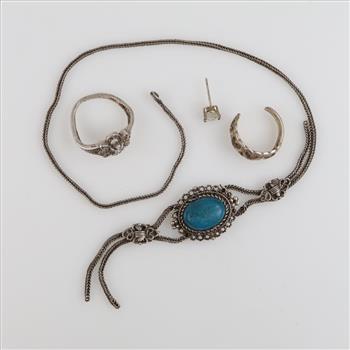 Silver Jewelry, 4 Pieces