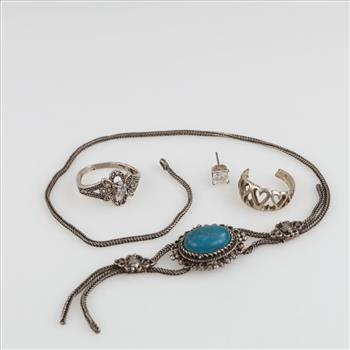 Silver Jewelry, 4 Pieces